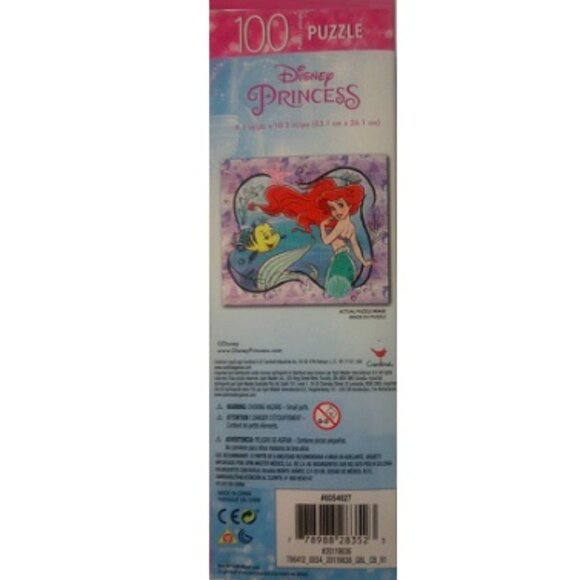 3 Disney Princess's 100 Piece Puzzles - Cinderella * Ariel * Jasmine & Rapunzel - Picture 7 of 8